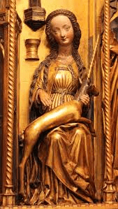 Random art Shot: the Virgin Mary (with Unicorn accessory)