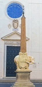 Elephant and Obelisk